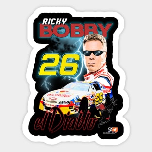 Ricky Bobby El Diablo Sticker